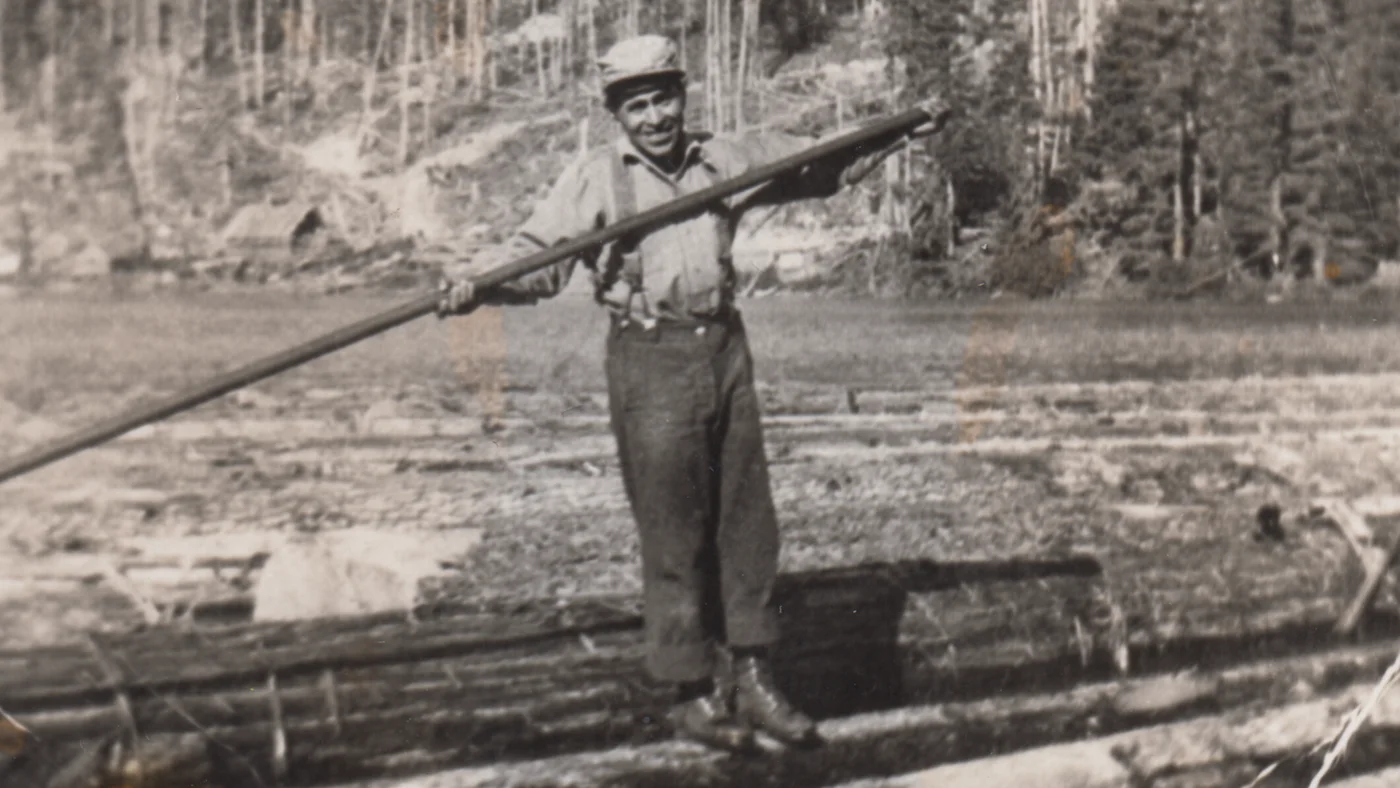 Archival fishing image pulled from the Displaced development trailer.